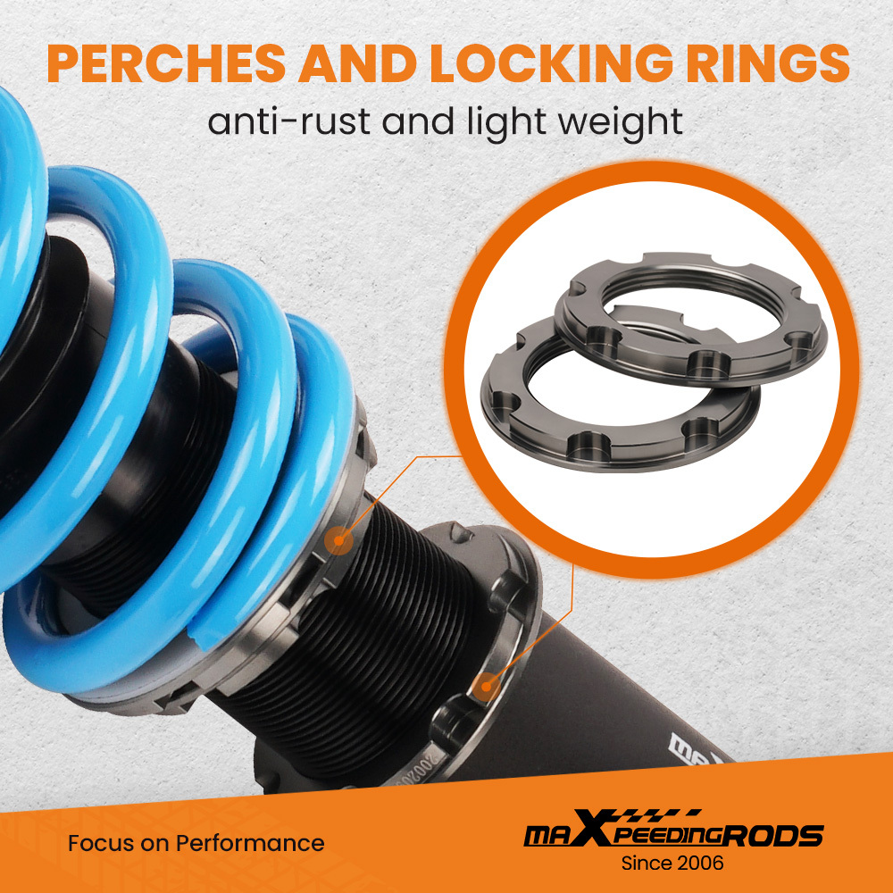 Maxpeedingrods 24-Way Adjustable Coilovers Struts Compatible For Honda Accord CG 98-02 Lowering Kit